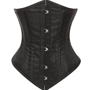 Steel boned corset